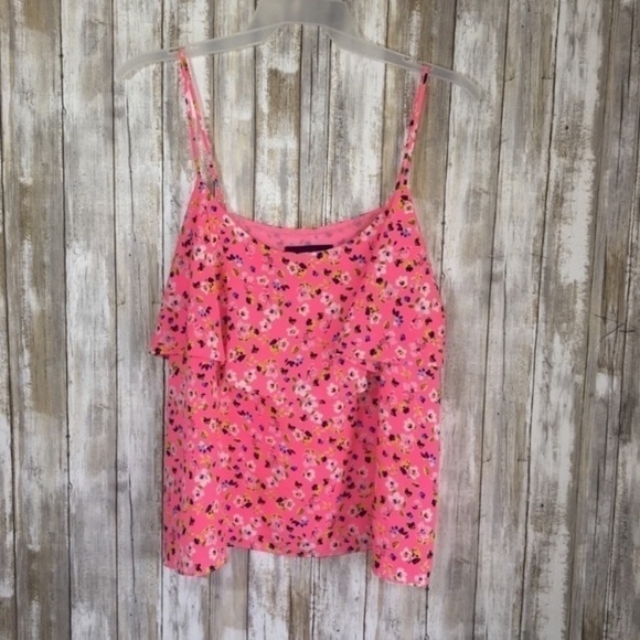 RACHEL Rachel Roy Pink Floral Tank - Picture 2 of 5